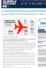 How do different world leaders approach air travel?