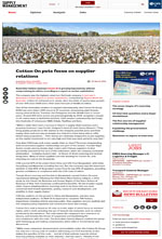 Cotton On puts focus on supplier relations
