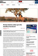 Beauty industry wakes up to benefits of marula oil