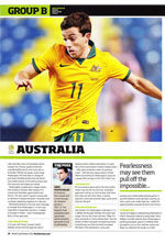 FourFourTwo magazine: World Cup guide, Australia