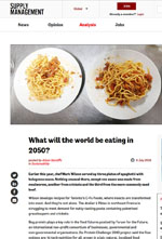 What will the world be eating in 2050?